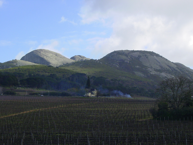 Paarl Mountain, the second largest granite outcrop in the world.